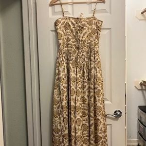 RHODE Katrina yellow floral dress